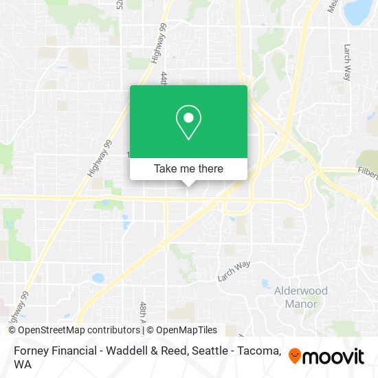 Mapa de Forney Financial - Waddell & Reed