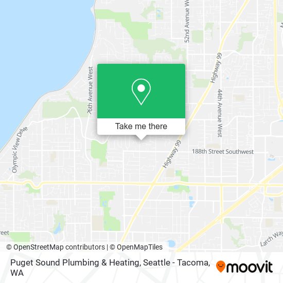 Mapa de Puget Sound Plumbing & Heating