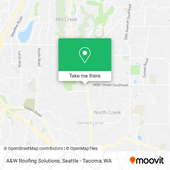 Mapa de A&W Roofing Solutions
