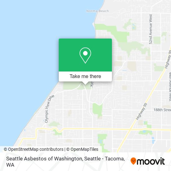 Mapa de Seattle Asbestos of Washington