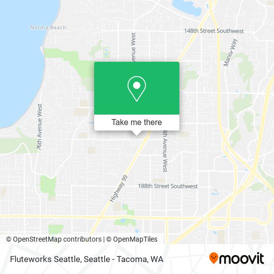 Fluteworks Seattle map