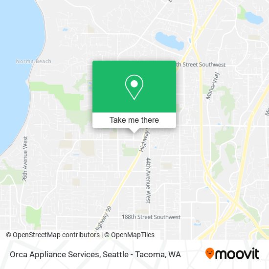 Mapa de Orca Appliance Services