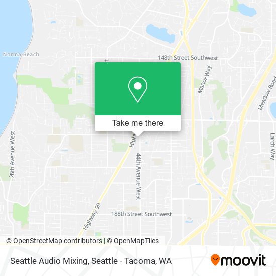 Mapa de Seattle Audio Mixing