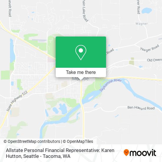 Mapa de Allstate Personal Financial Representative: Karen Hutton