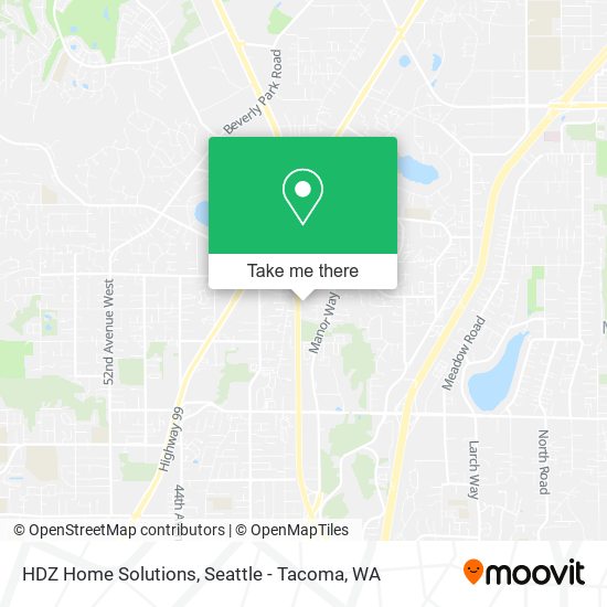 HDZ Home Solutions map