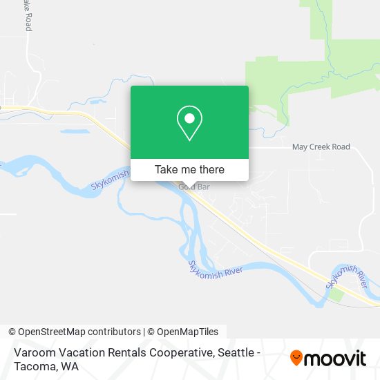 Varoom Vacation Rentals Cooperative map