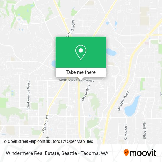 Windermere Real Estate map