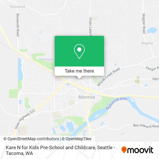 Mapa de Kare N for Kids Pre-School and Childcare