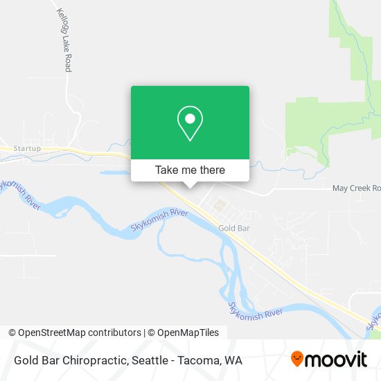 Gold Bar Chiropractic map