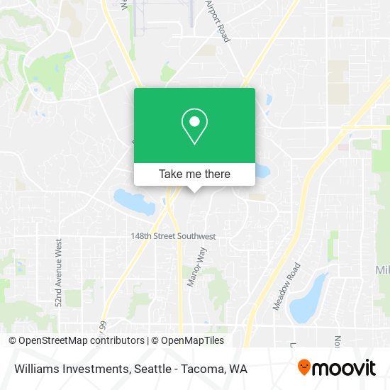 Williams Investments map