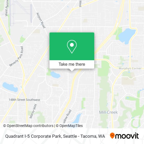 Quadrant I-5 Corporate Park map