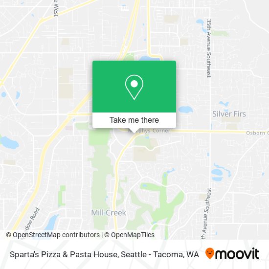 Sparta's Pizza & Pasta House map