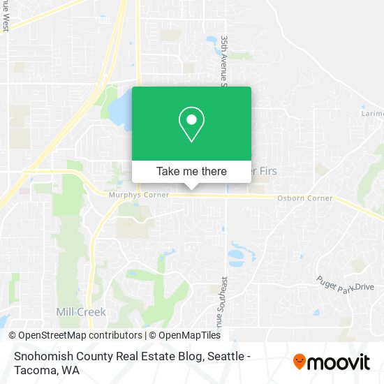 Mapa de Snohomish County Real Estate Blog