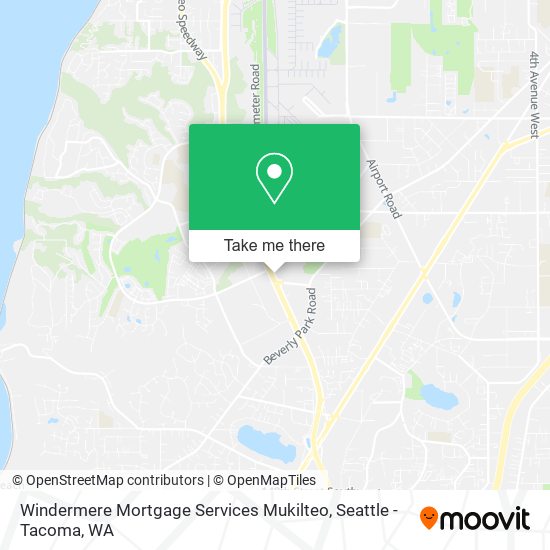 Mapa de Windermere Mortgage Services Mukilteo