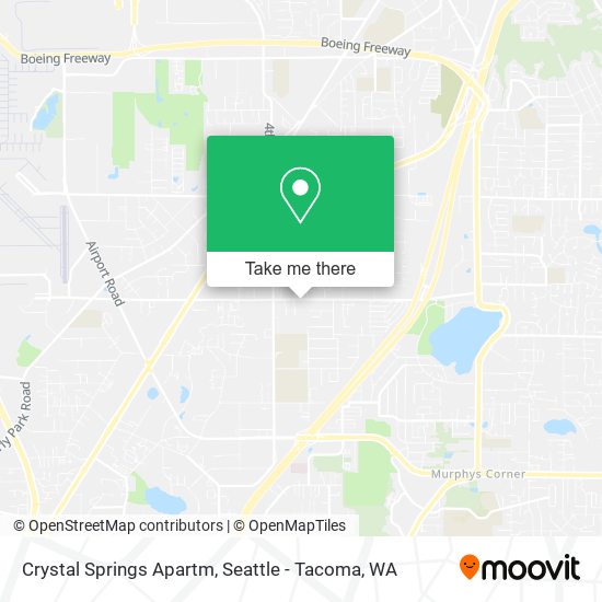 Crystal Springs Apartm map