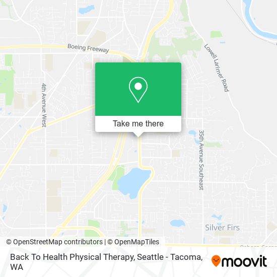 Back To Health Physical Therapy map