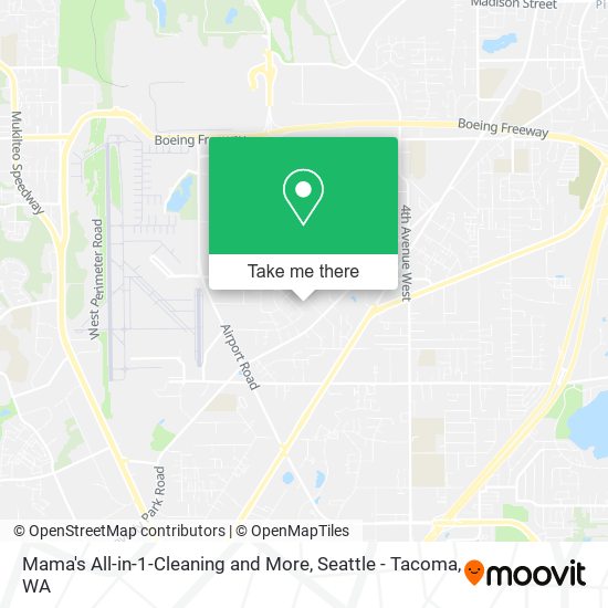 Mapa de Mama's All-in-1-Cleaning and More