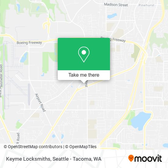 Keyme Locksmiths map