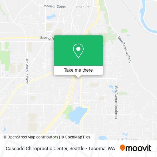 Cascade Chiropractic Center map