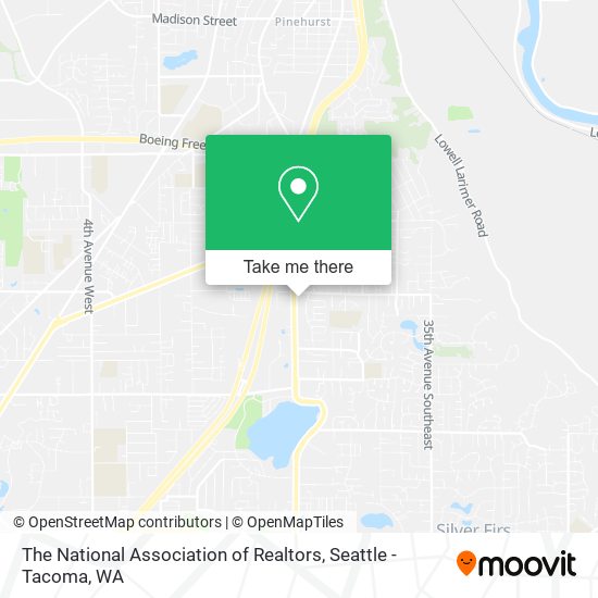 Mapa de The National Association of Realtors