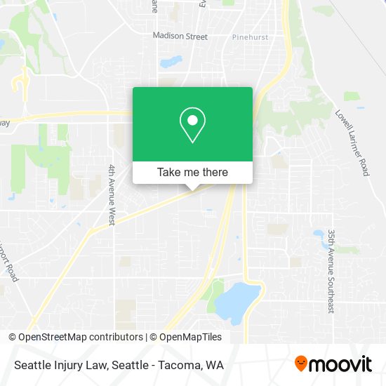 Seattle Injury Law map