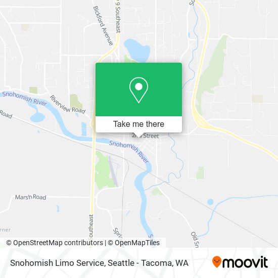 Snohomish Limo Service map