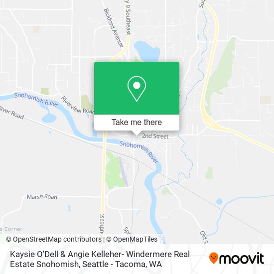 Kaysie O'Dell & Angie Kelleher- Windermere Real Estate Snohomish map