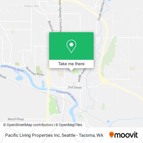 Pacific Living Properties Inc map