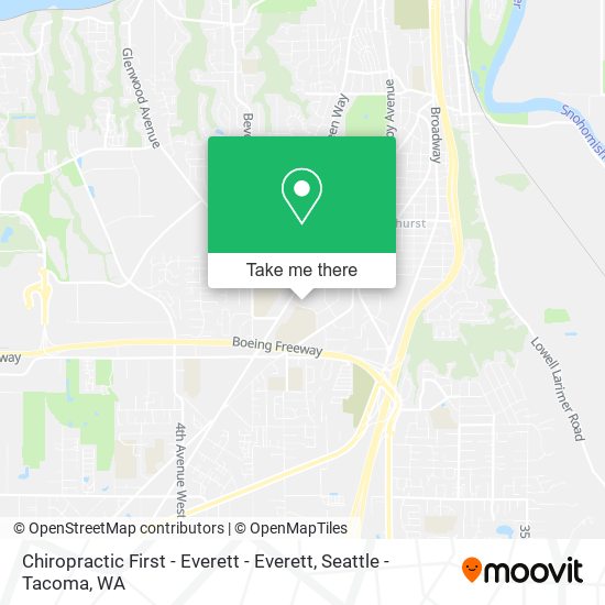 Mapa de Chiropractic First - Everett - Everett