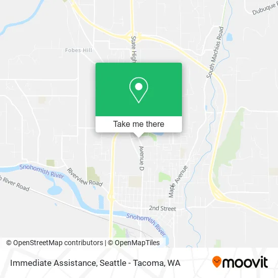 Immediate Assistance map