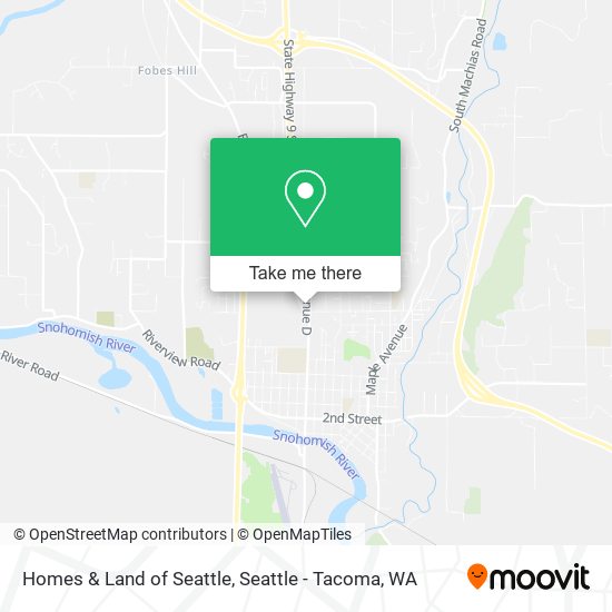 Mapa de Homes & Land of Seattle