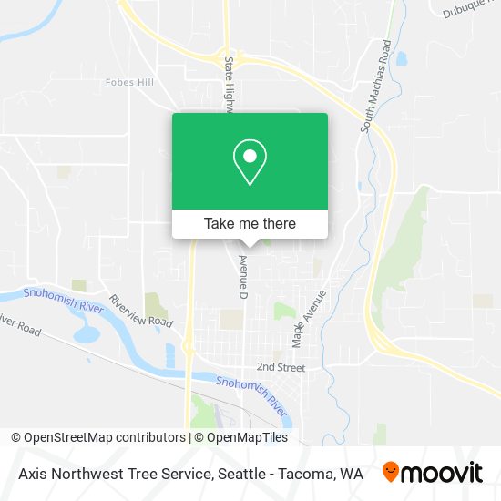 Axis Northwest Tree Service map