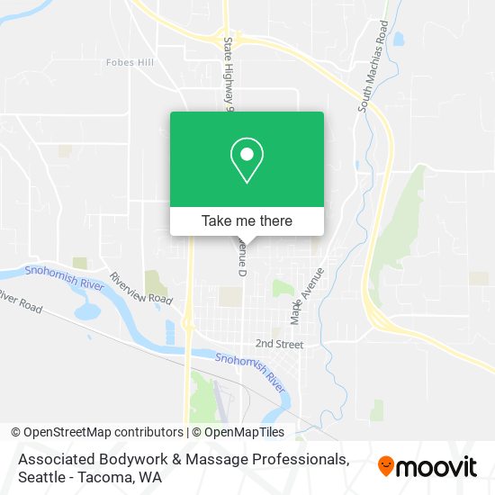 Associated Bodywork & Massage Professionals map