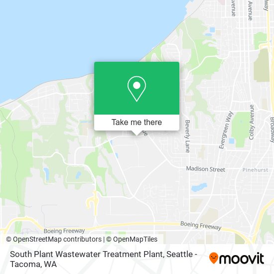 Mapa de South Plant Wastewater Treatment Plant
