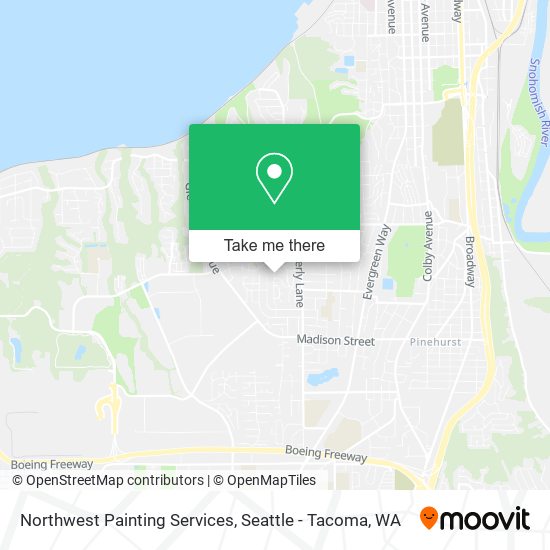 Northwest Painting Services map