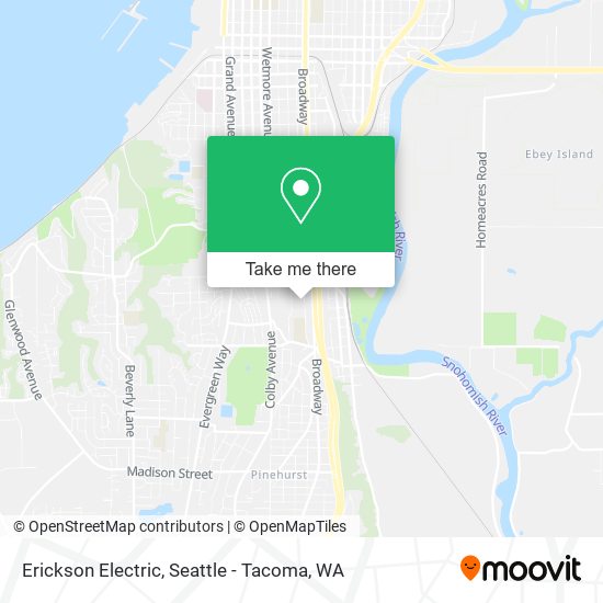 Erickson Electric map