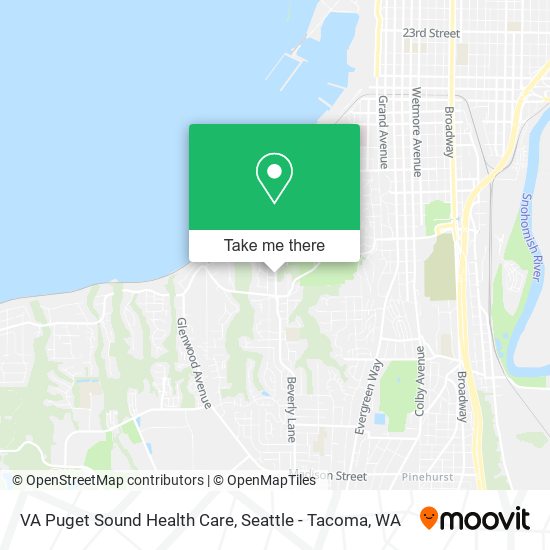 VA Puget Sound Health Care map