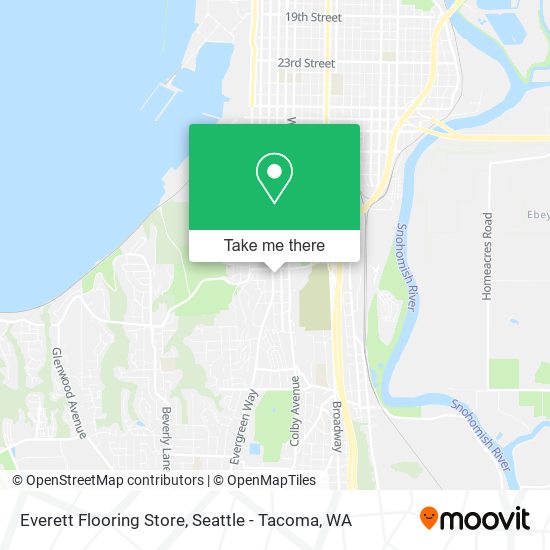 Everett Flooring Store map