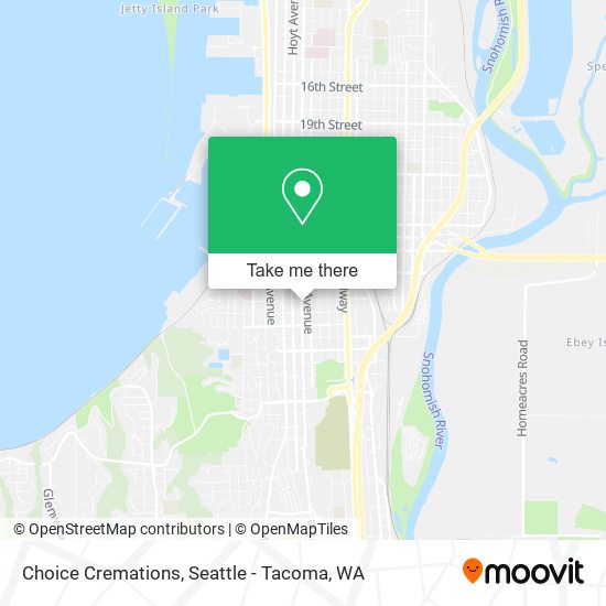 Choice Cremations map