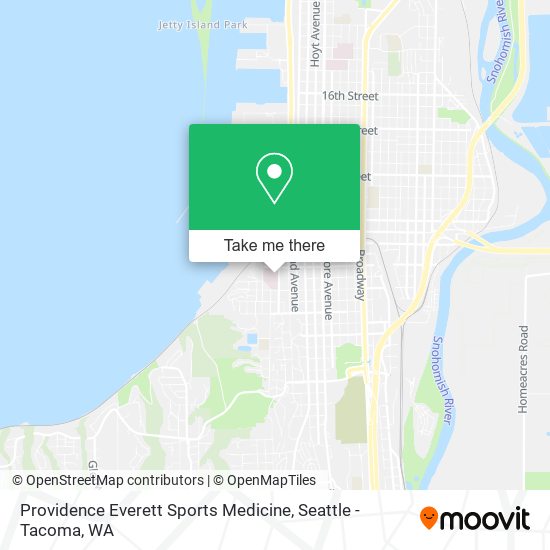 Mapa de Providence Everett Sports Medicine