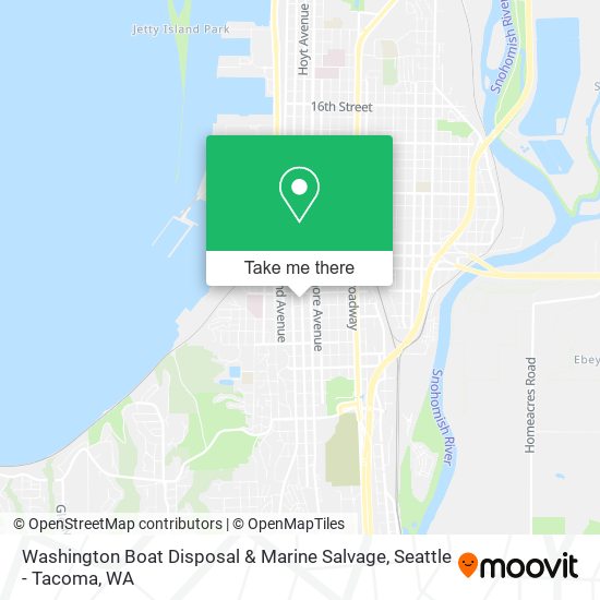 Mapa de Washington Boat Disposal & Marine Salvage