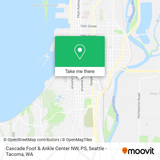 Cascade Foot & Ankle Center NW, PS map