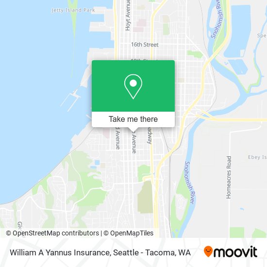 Mapa de William A Yannus Insurance