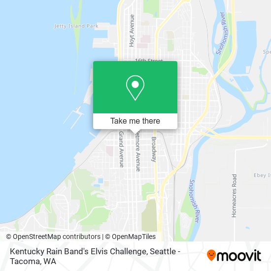 Mapa de Kentucky Rain Band's Elvis Challenge