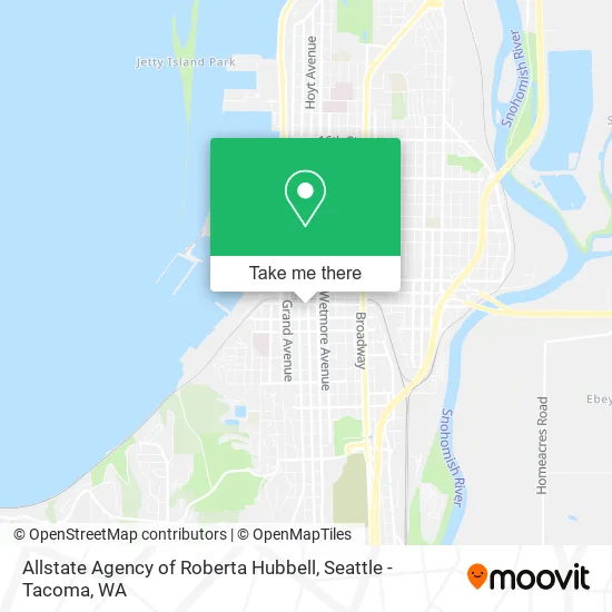 Mapa de Allstate Agency of Roberta Hubbell
