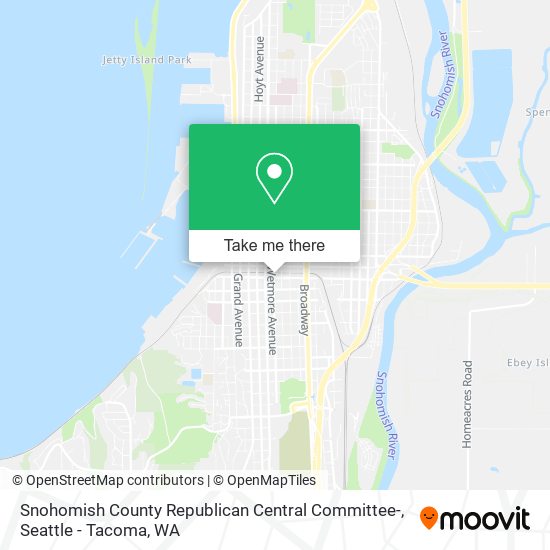 Mapa de Snohomish County Republican Central Committee-