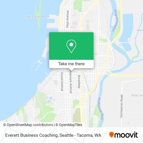 Everett Business Coaching map