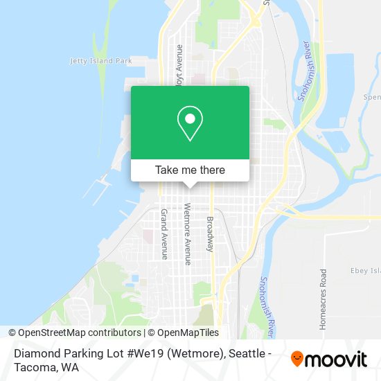 Mapa de Diamond Parking Lot #We19 (Wetmore)