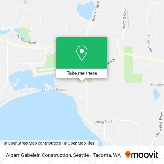 Albert Gabelein Construction map