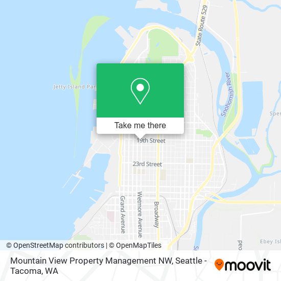 Mountain View Property Management NW map